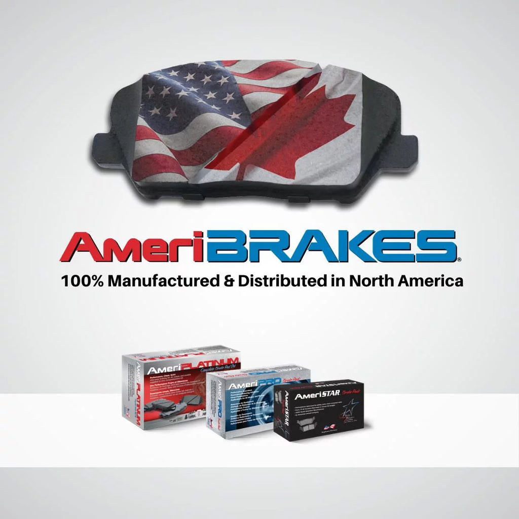 AmeriPRO Ceramic Pads Park Shoe For 19-20 Hyundai Santa Fe Dual Piston Caliper