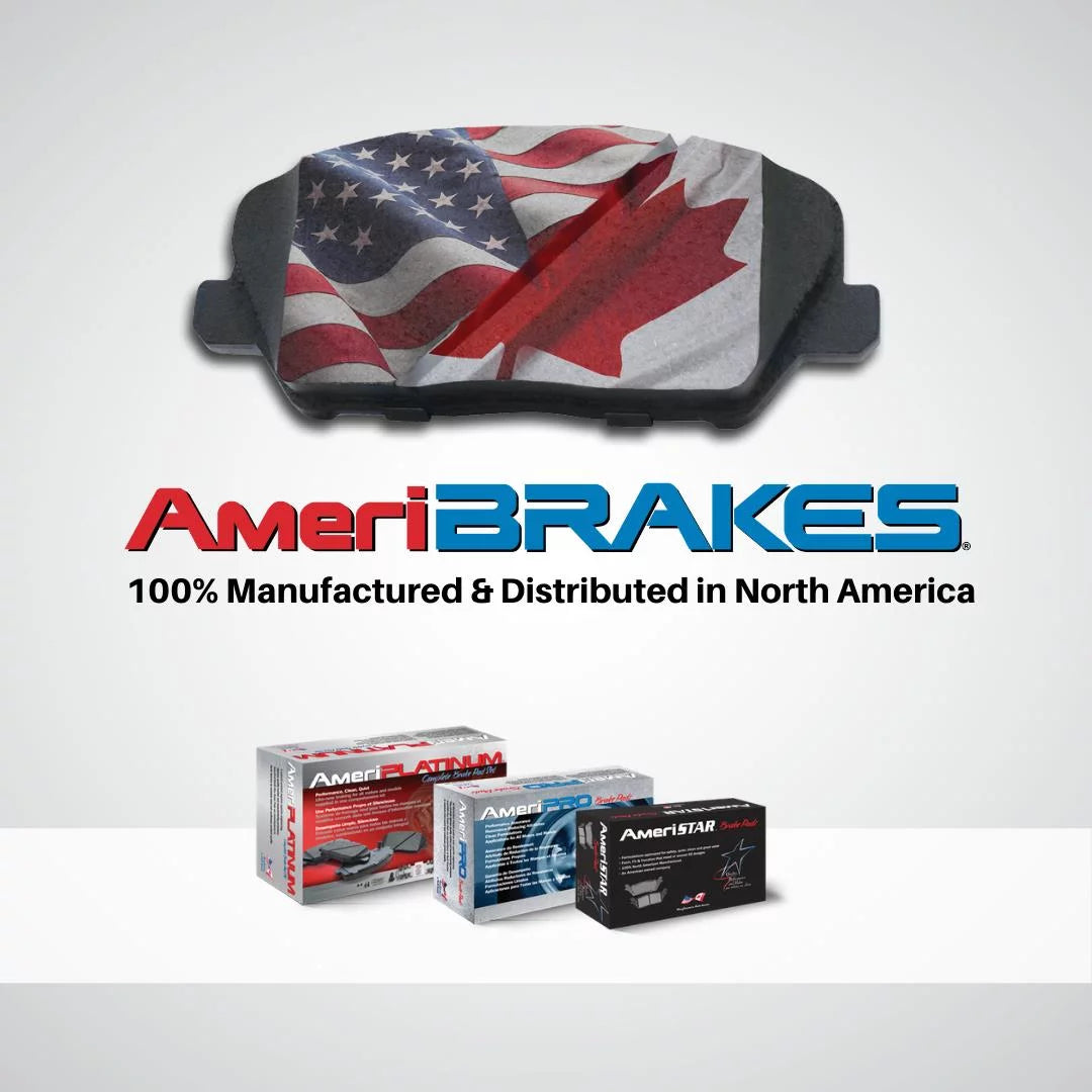 AmeriPRO Ceramic Pads Park Shoe For 19-20 Hyundai Santa Fe Dual Piston Caliper