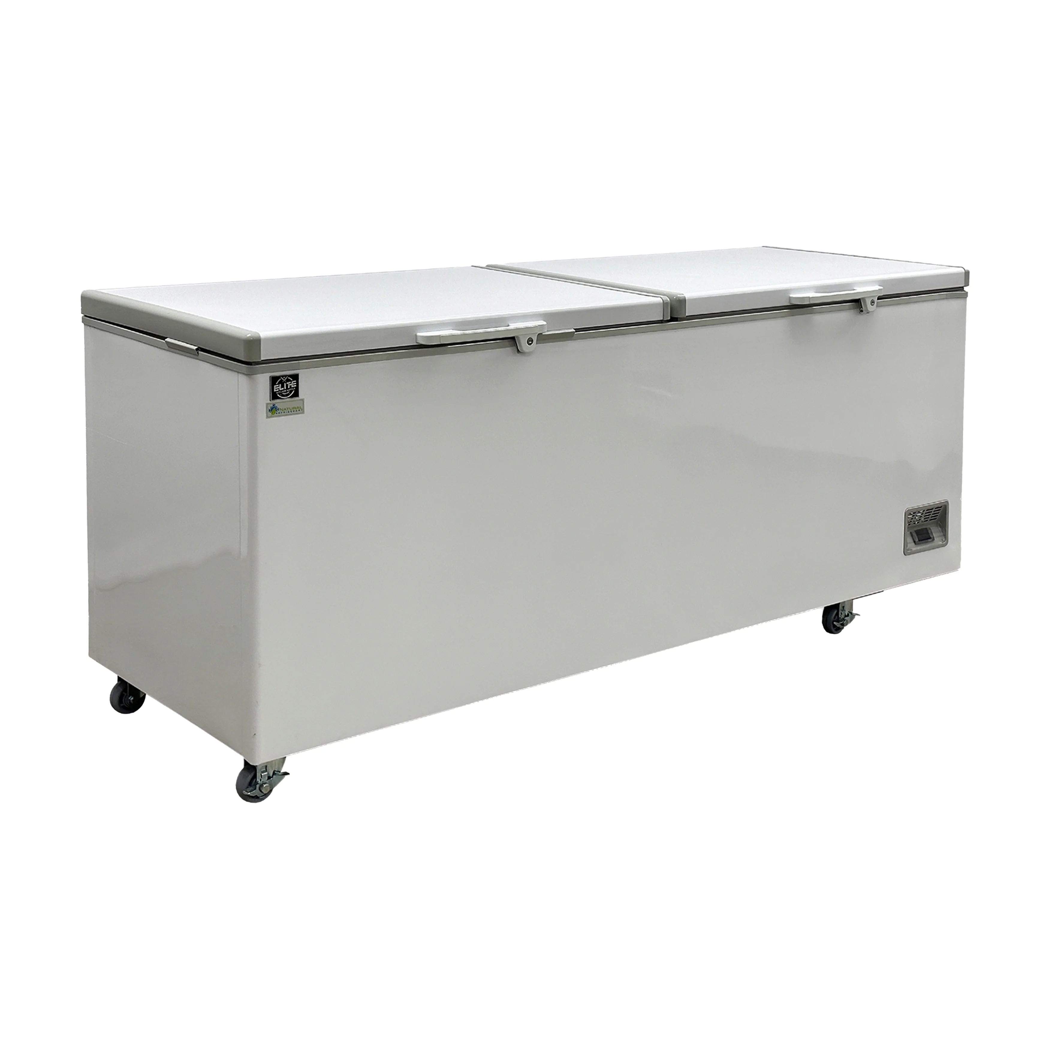 22 Cu.Ft. Chest Freezer, Deep Freezer with Top Open Two Door 83 in. Commercial ChestFreezer