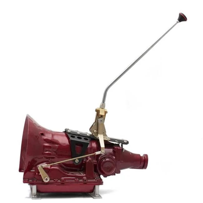 American Shifter Company ASCS1G916S2 GM Powerglide Single Action Automatic Transmission Shifter Kit ~ 16 Single Bend Arm with Delu by Knob