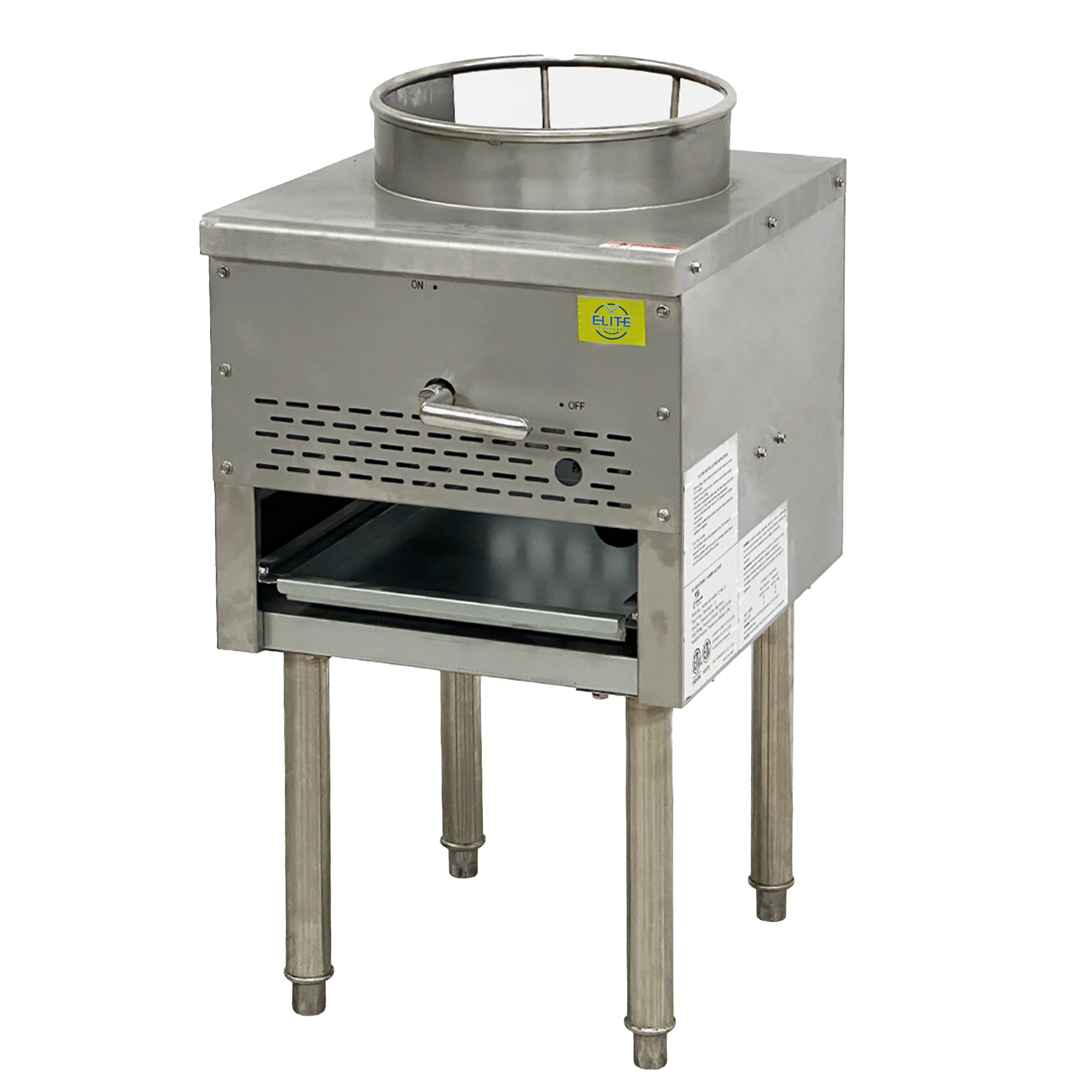 18 in. Commercial Heavy-duty 1 Jet Burner Chinese Wok Range CP-WOK Propane 95,000 BTU