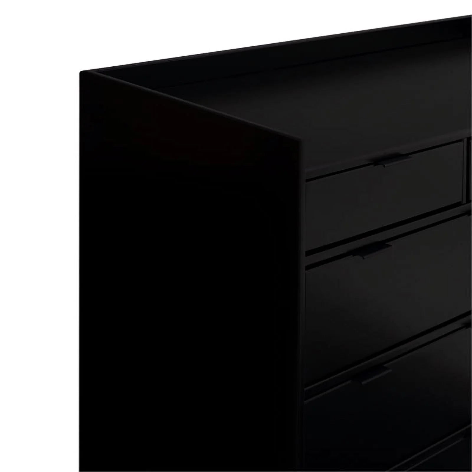 60" Lee 9 Drawer Solid Wood Dresser - Black