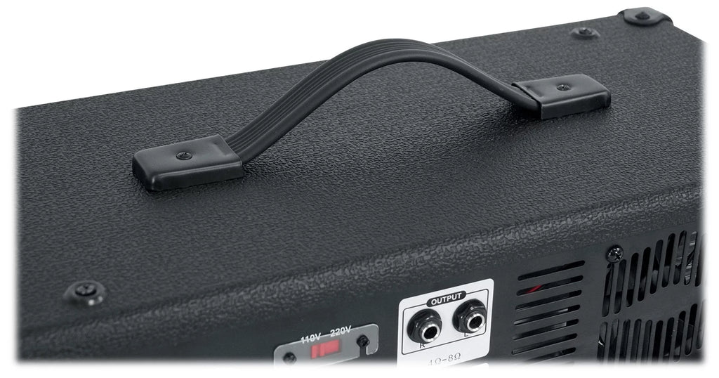 (2) Rockville SPGN154 15" 1600W DJ PA Speakers+Powered 4-Ch. Mixer+Stands+Cables
