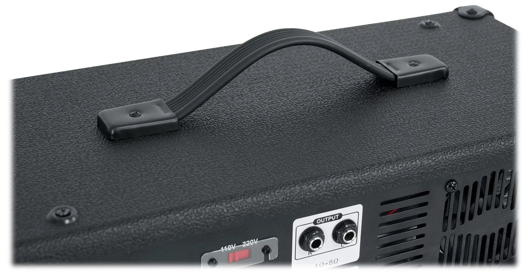 (2) Rockville SPGN154 15" 1600W DJ PA Speakers+Powered 4-Ch. Mixer+Stands+Cables