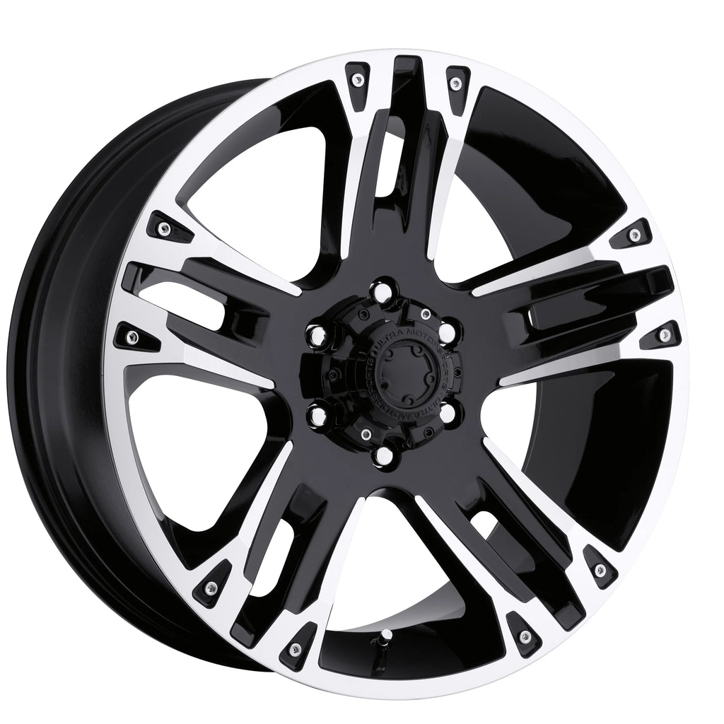 18" Black With Diamond Cut Accents Maverick 234/235 Wheel by Ultra Wheel 235-8963B Fits 2018 Ford F-150