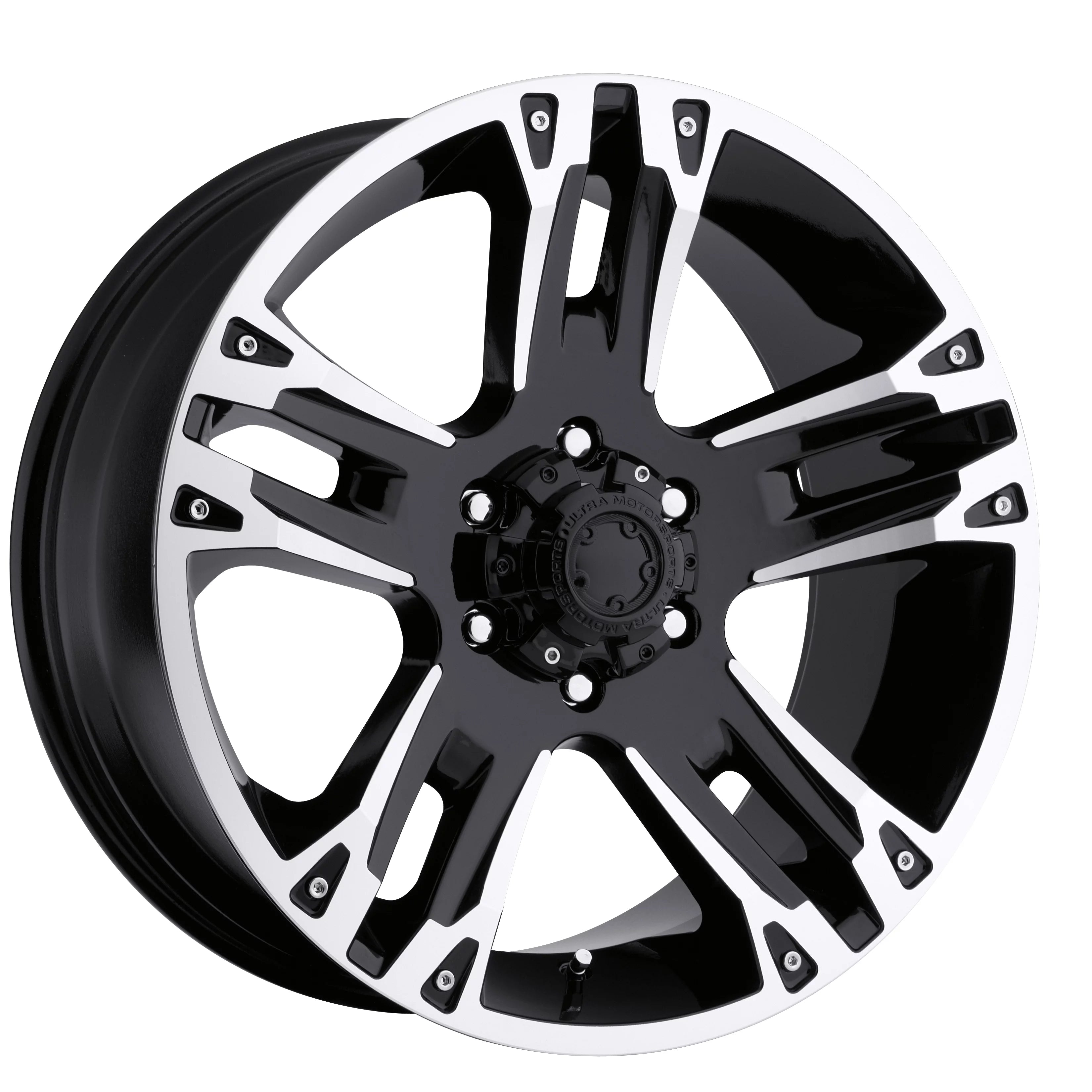 18" Black With Diamond Cut Accents Maverick 234/235 Wheel by Ultra Wheel 235-8963B Fits 2018 Ford F-150