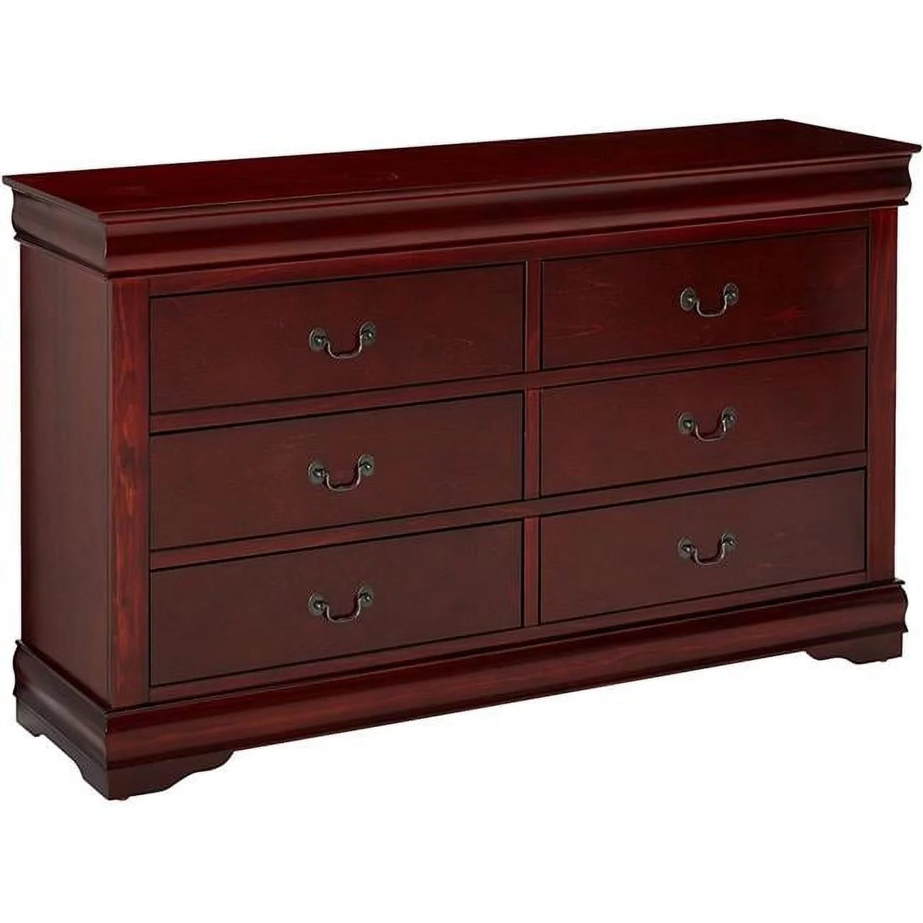71 x 21 x 38 in. Wood Dresser, Cherry