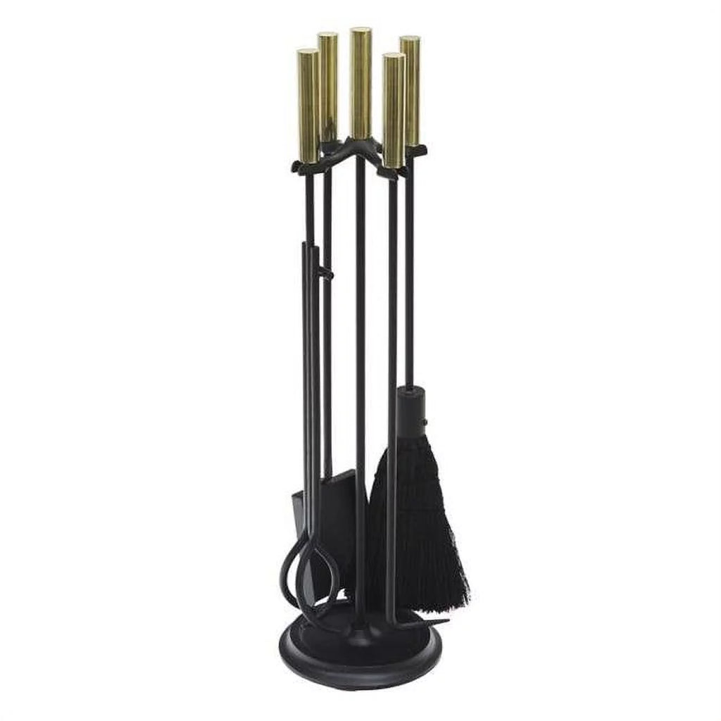 Bedford Tool Set, Polished Brass & Black