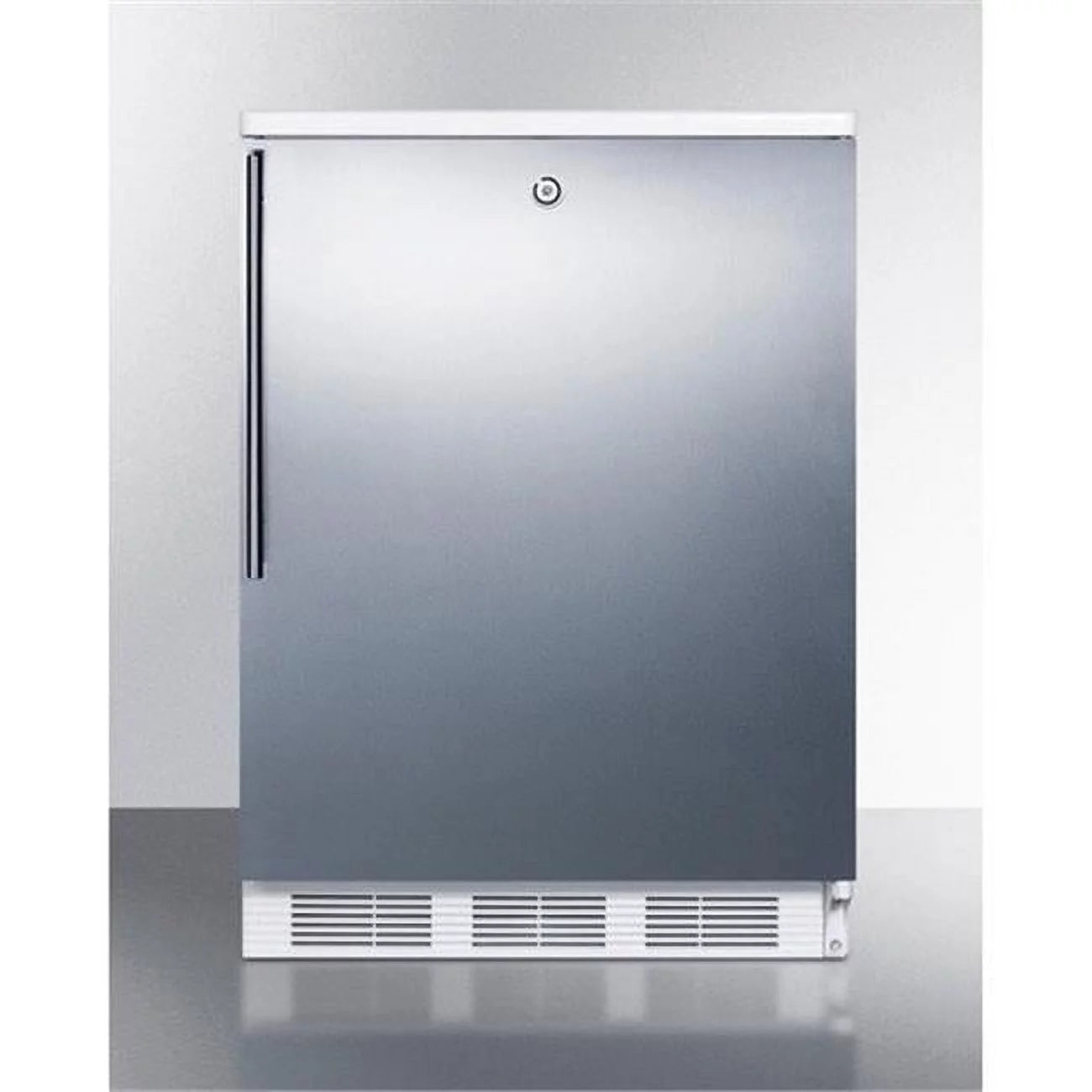 33.5 x 23.63 x 23.5 in. Freestanding All-Refrigerator, White Cabinet