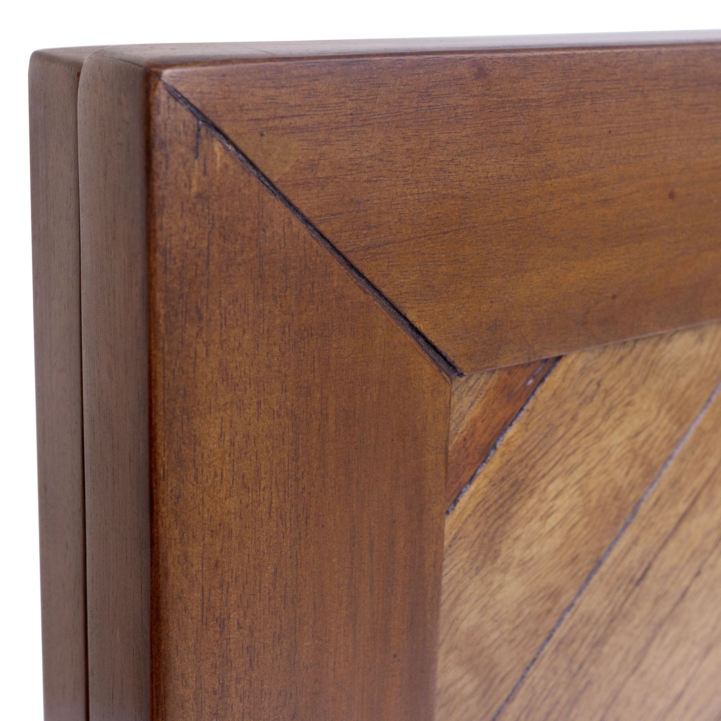 Belen Kox Queen Headboard. Well constructed of MDF, Mango Veneer, Solid Mahogany Wood.