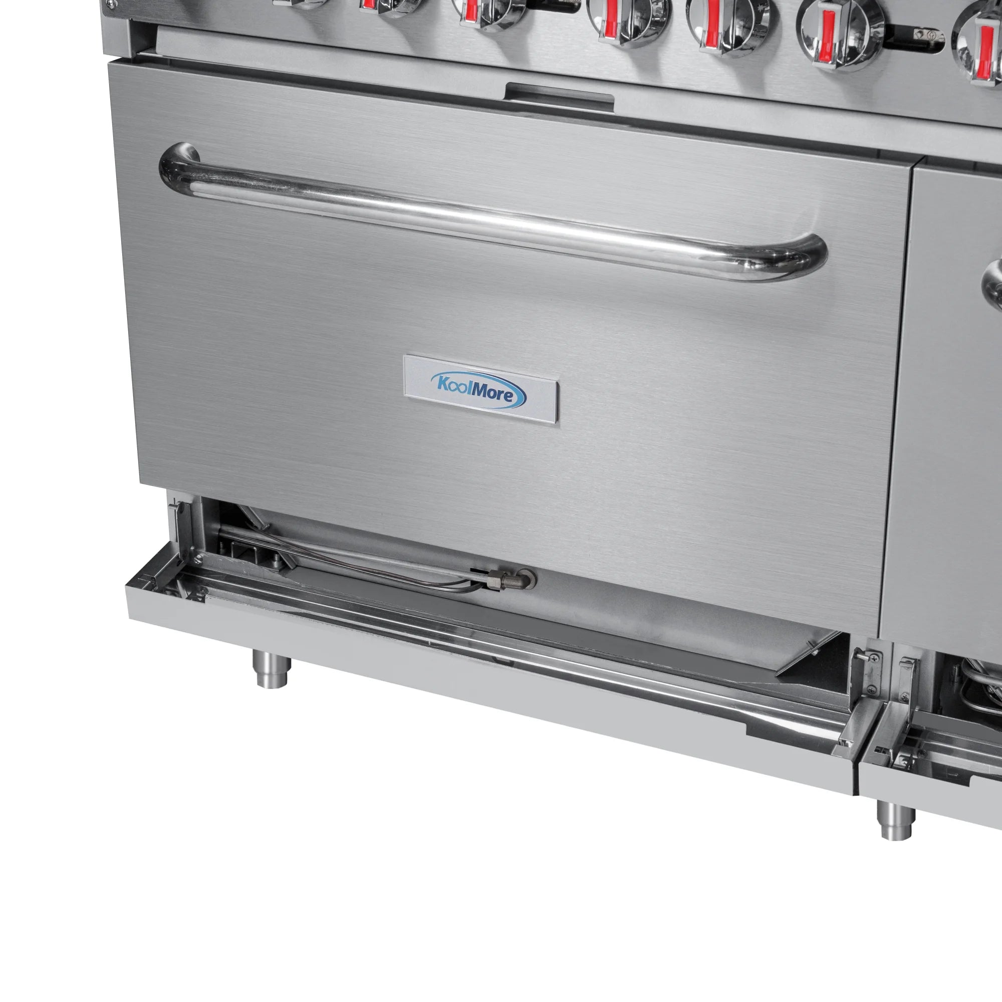 60 in. 10 Burner Commercial LP Range with Oven in Stainless-Steel (KM-CR60-LP)
