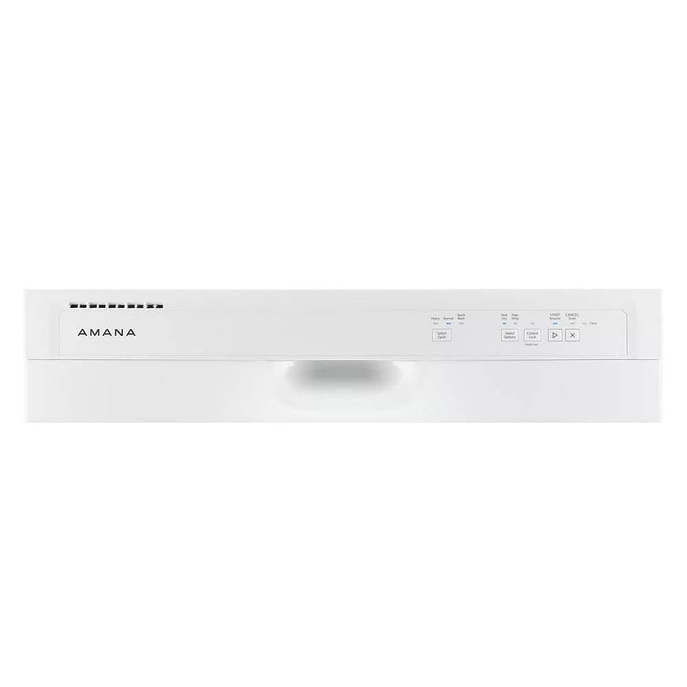 Amana ADB1400AMW 59 dBA White Front Control Dishwasher