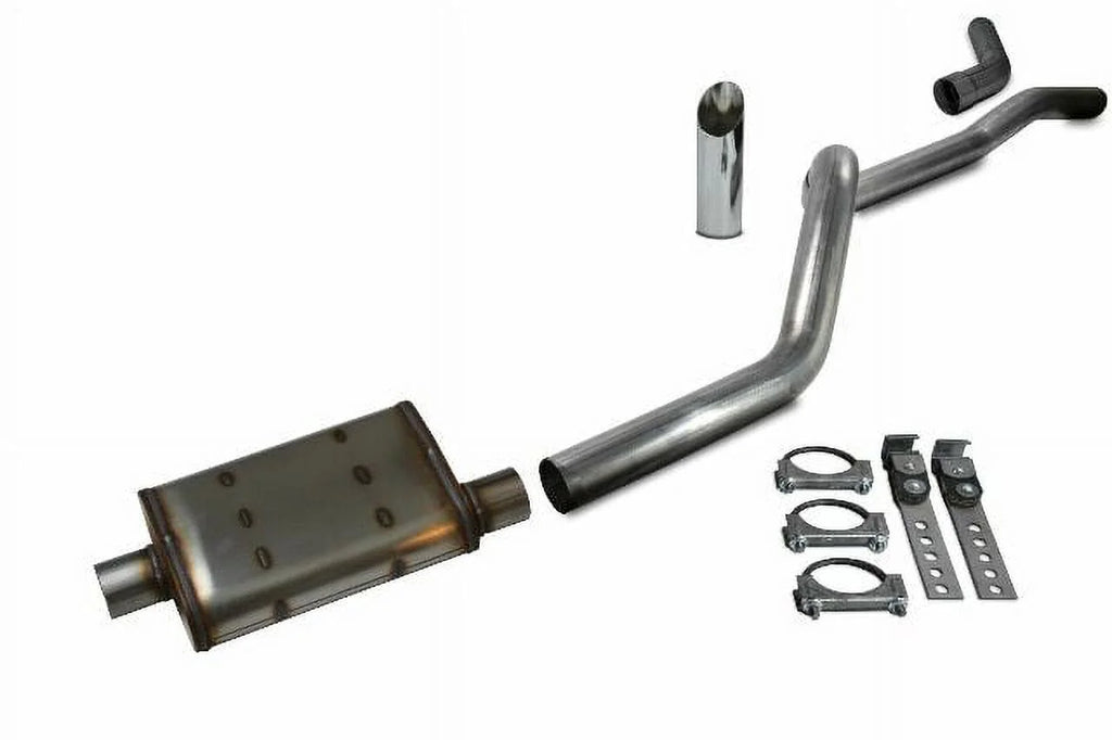 84-01 Jeep Cherokee XJ 4.0L 2.5" Aluminized Exhaust Kit Magnaflow XL Tip Corner