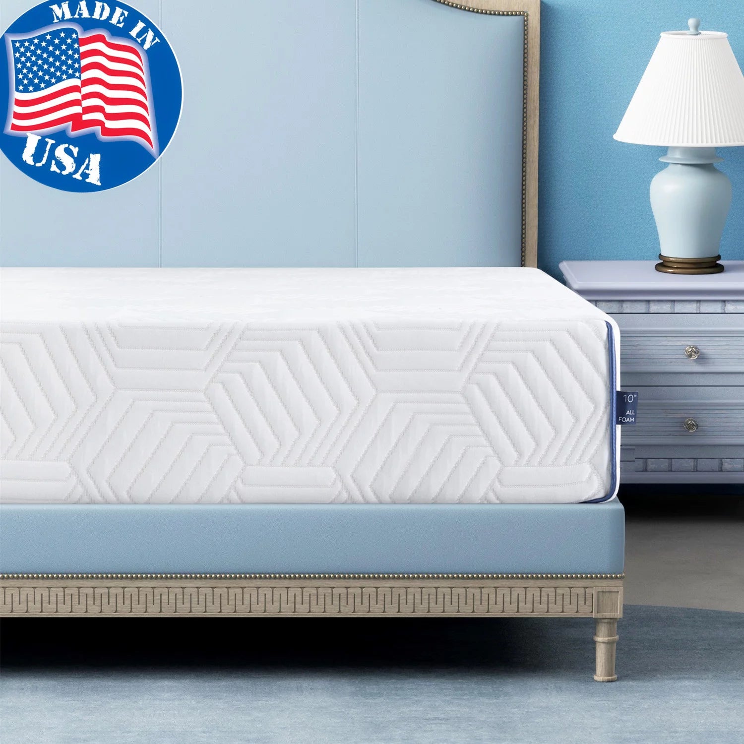 8 inches Memory Foam Mattress,Full Mattress Bed in a Box Medium Firm, Made in USA