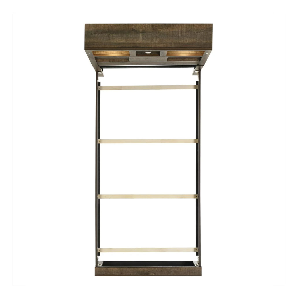 Beckett Twin Bookcase Panel 6PC Bedroom Set with Bluetooth