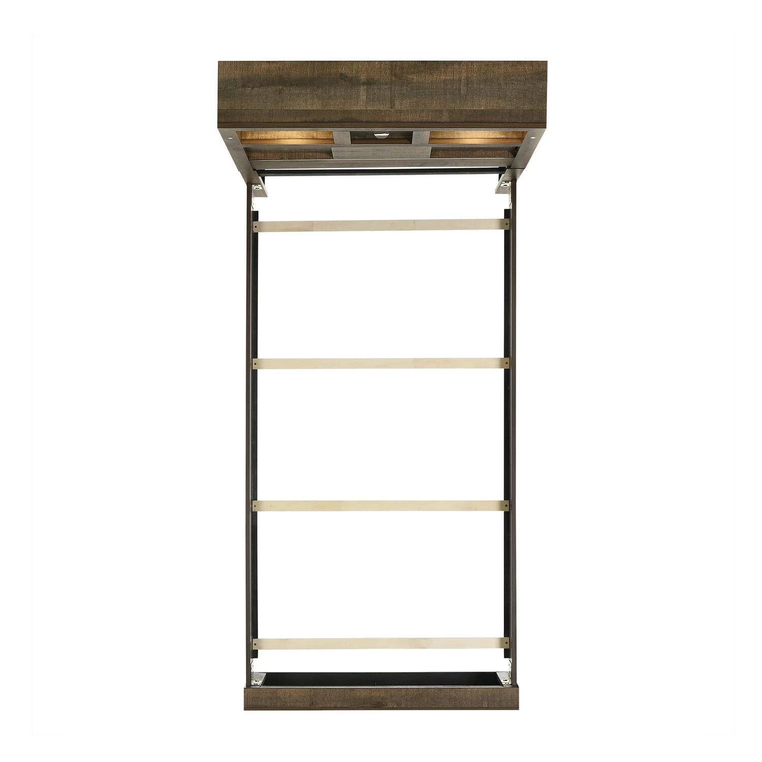 Beckett Twin Bookcase Panel 6PC Bedroom Set with Bluetooth