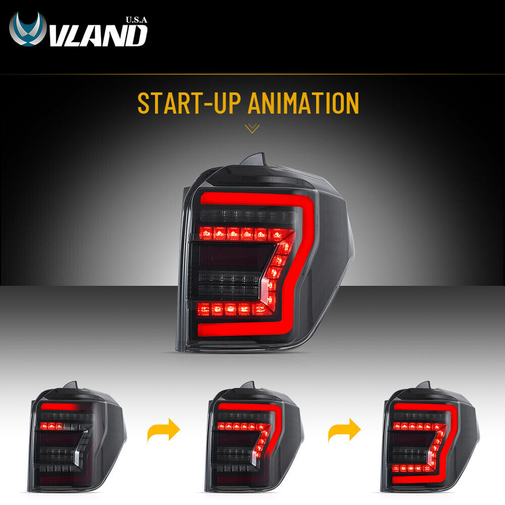 2010-2022 Toyota 4Runner Full LED Rear Tail Lights Assembly