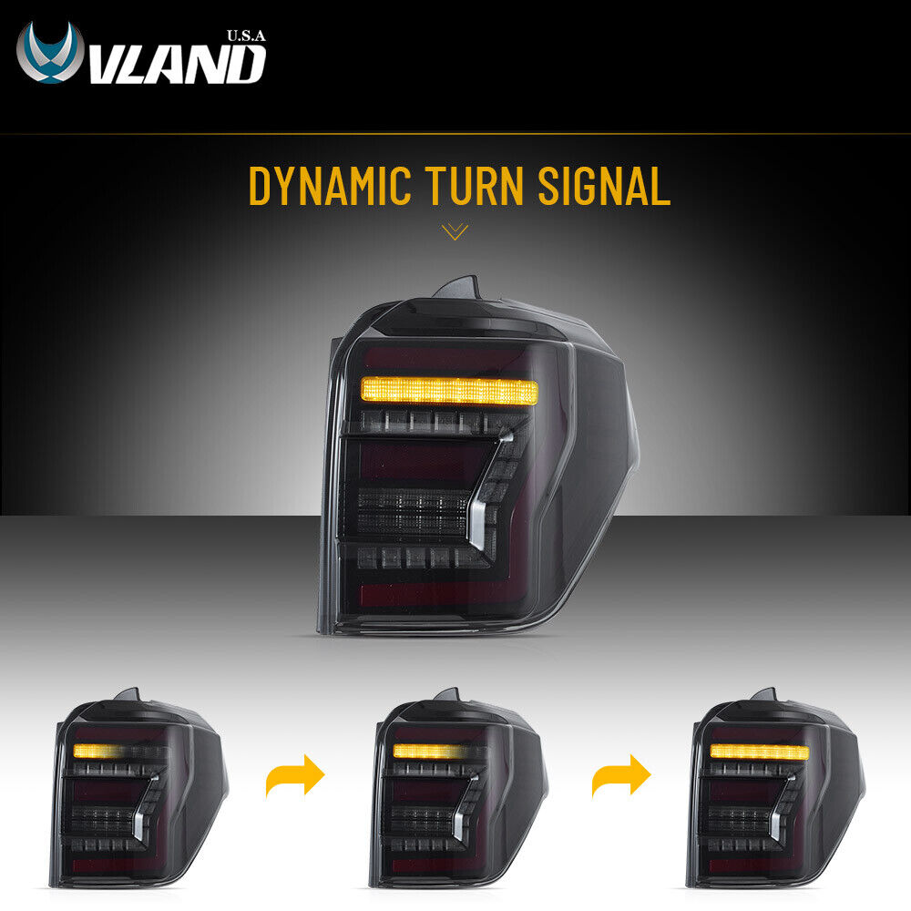 2010-2022 Toyota 4Runner Full LED Rear Tail Lights Assembly