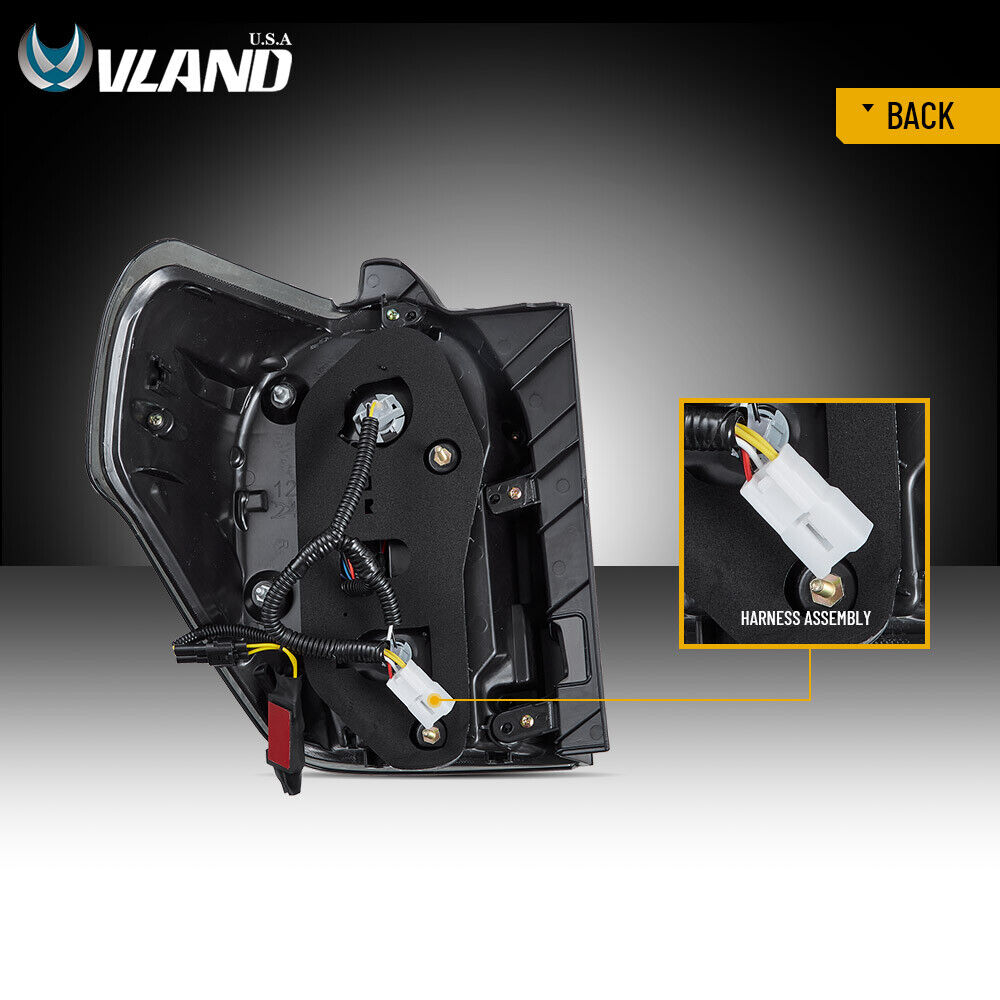 2010-2022 Toyota 4Runner Full LED Rear Tail Lights Assembly