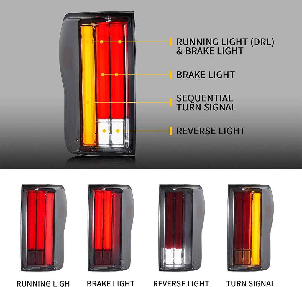 2007-2013 Toyota Tundra LED Taillights W/ Startup Animation