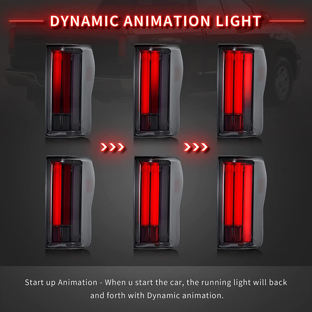 2007-2013 Toyota Tundra LED Taillights W/ Startup Animation