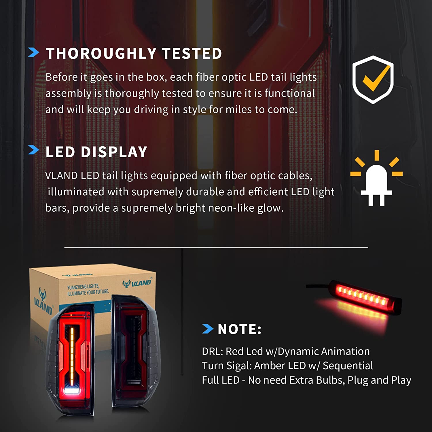 2014-2021 Toyota Tundra LED Taillights W/ Startup Animation