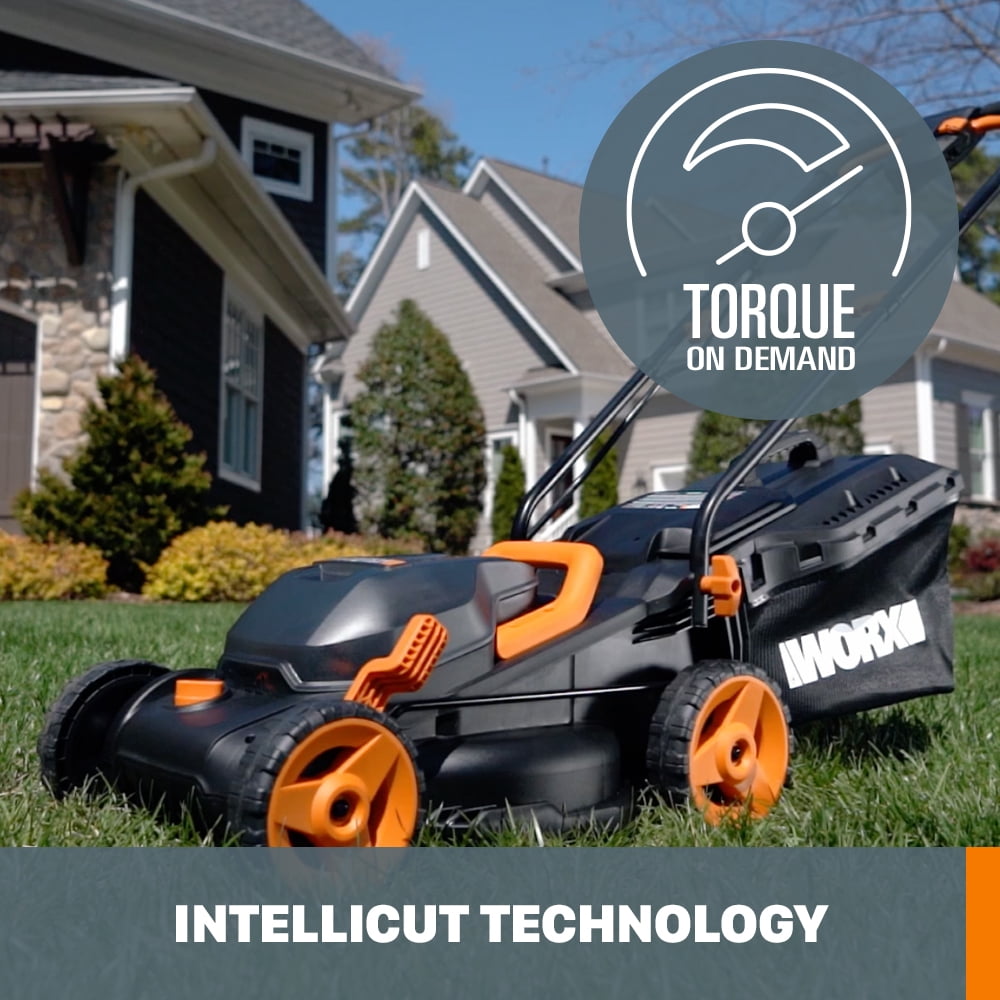 Worx WG779 40V Power Share 4.0Ah 14" Cordless Lawn Mower (Battery and Charger Included)