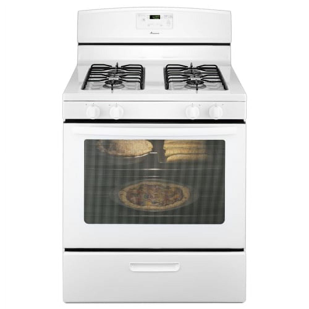 Amana AGR5330BA 30 Inch Wide 5.1 Cu. Ft. Free Standing Gas Range with SpillSaver