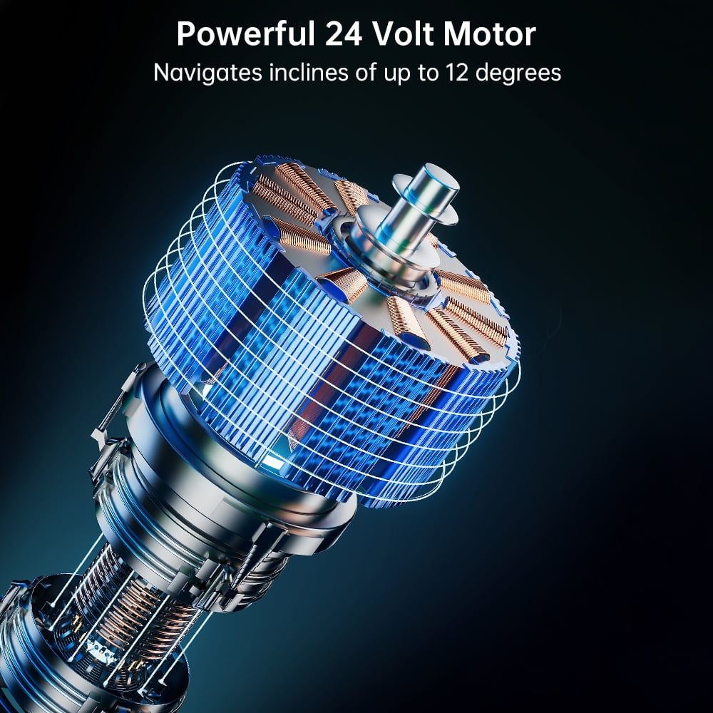 Artudatech Mobility Scooter, Electric Powered Wheelchair Device for Travel, Adults, Elderly 4 wheels 300lb Weight Cap Model with Cup Holder