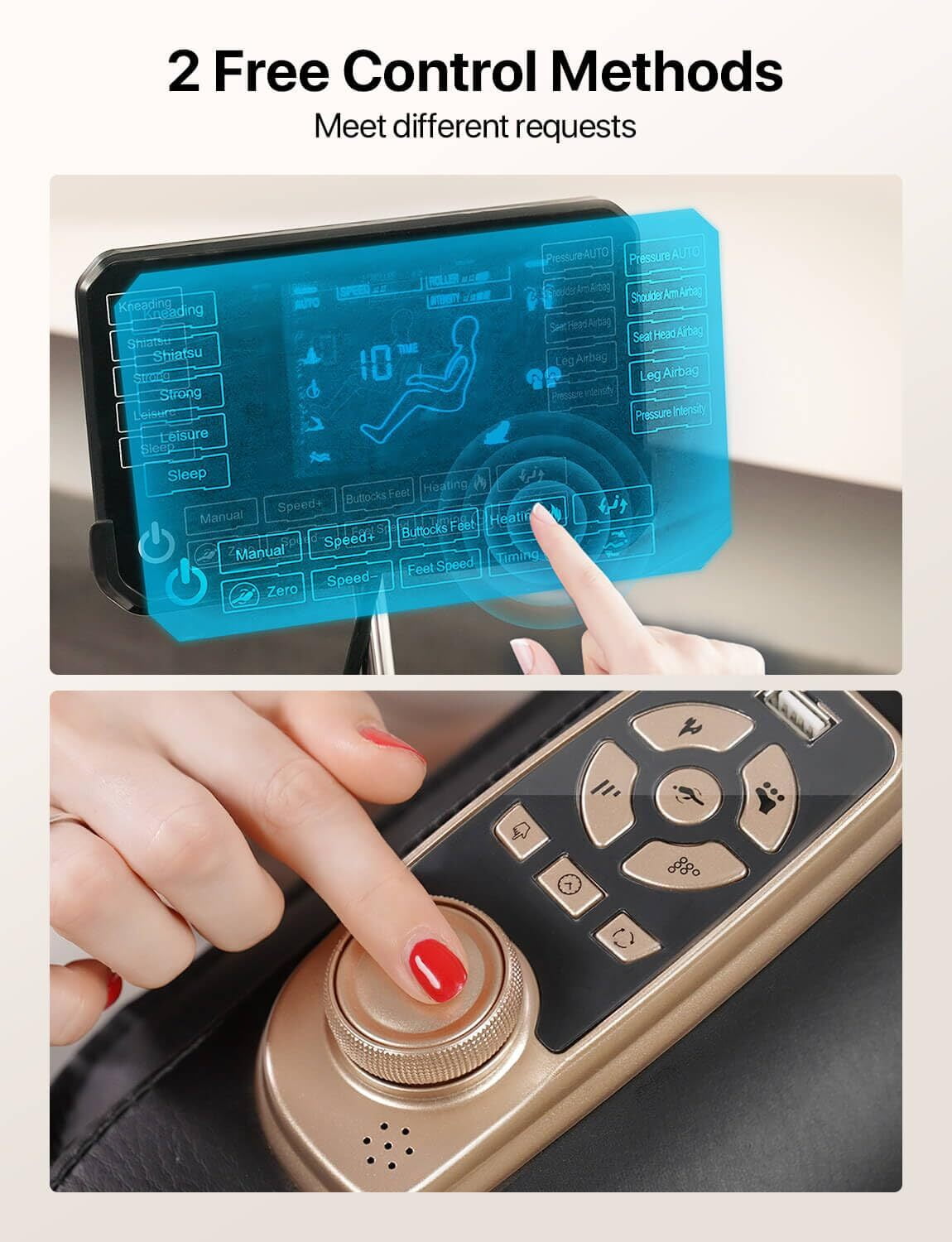 ALLJOY 4D Massage Chair Recliner Full Body Massage Chairs Zero Gravity Massage Chair,Gift for Mom Dad Women Men