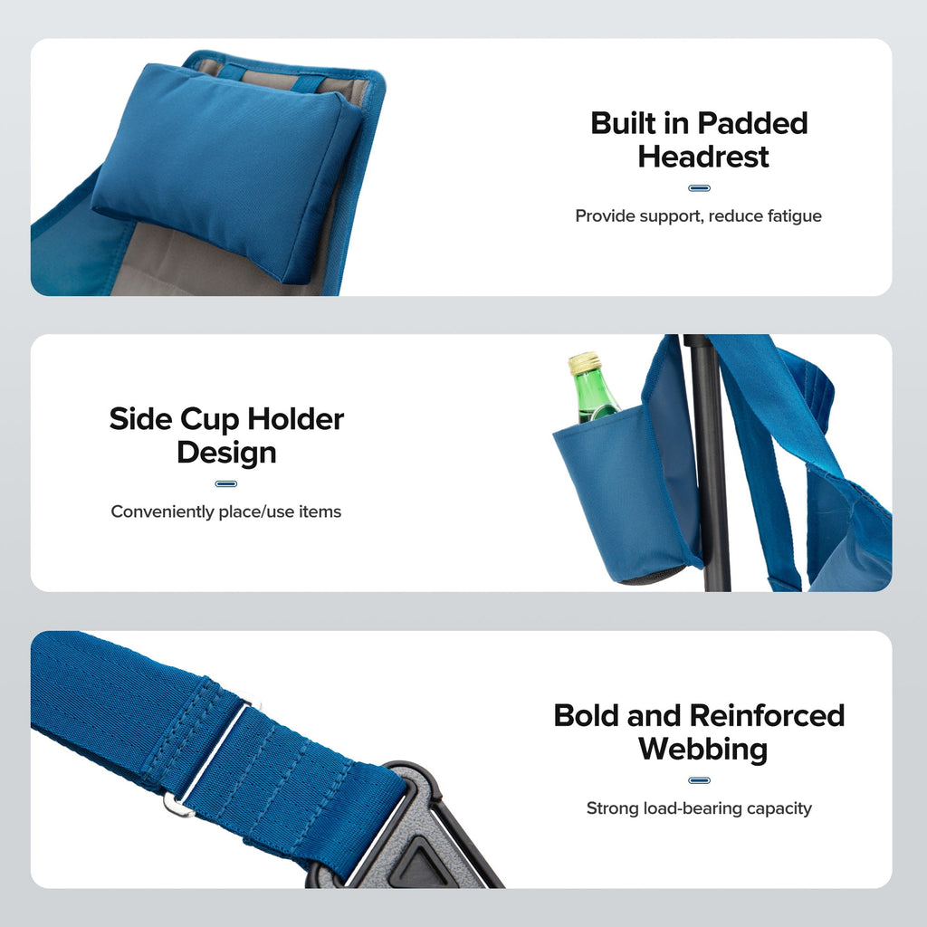 Alpha Camper Hammock Camping Chair Folding Rocking Chair