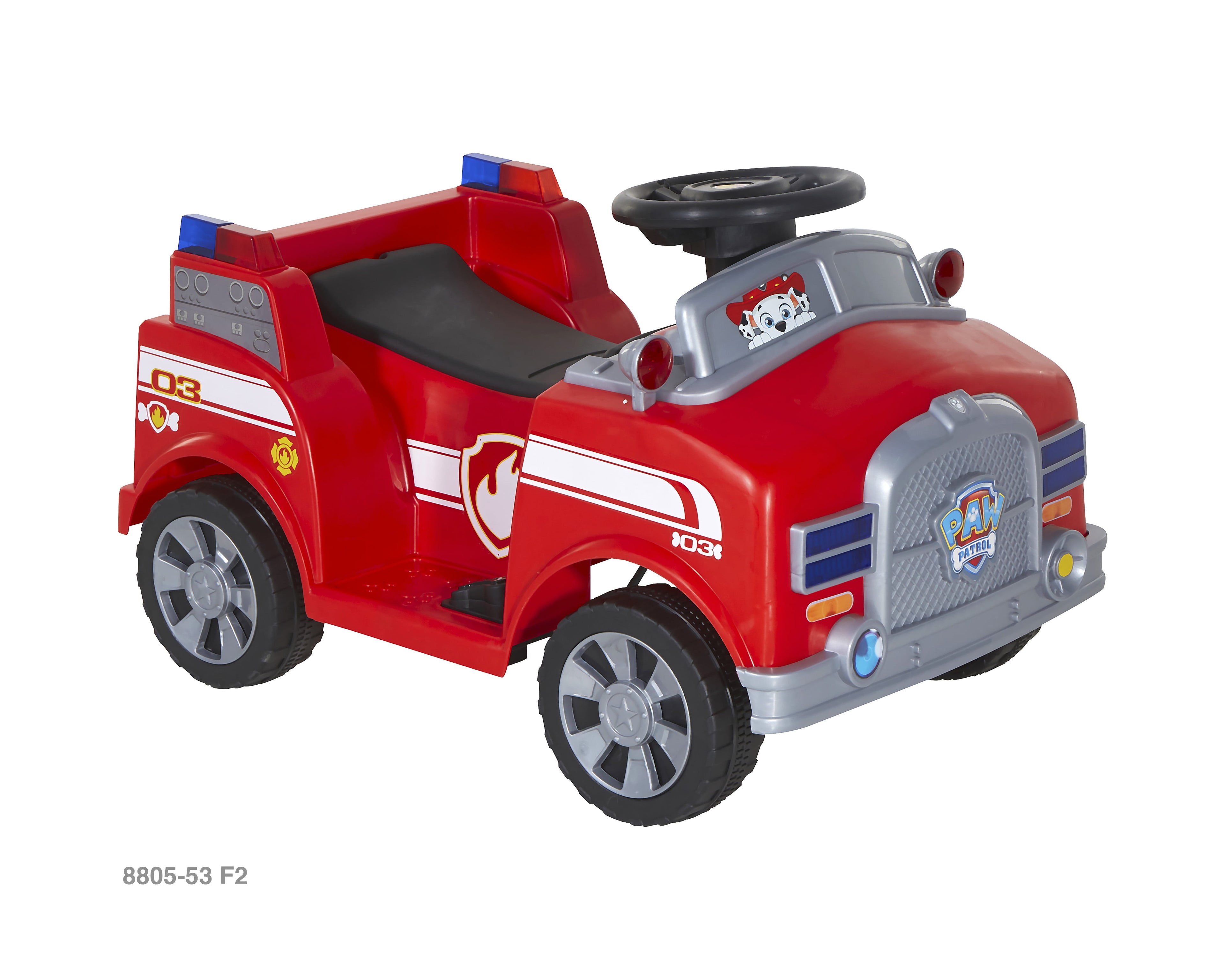 6 Volt Paw Patrol Marshall Quad with Realistic Fire Truck Sounds!