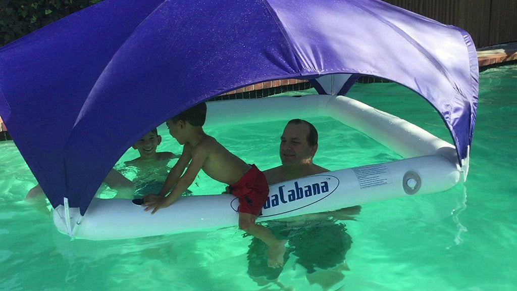 Aqua Cabana 6' x 6' Inflatable Canopy for Swimming Pool, Lake, and Beach