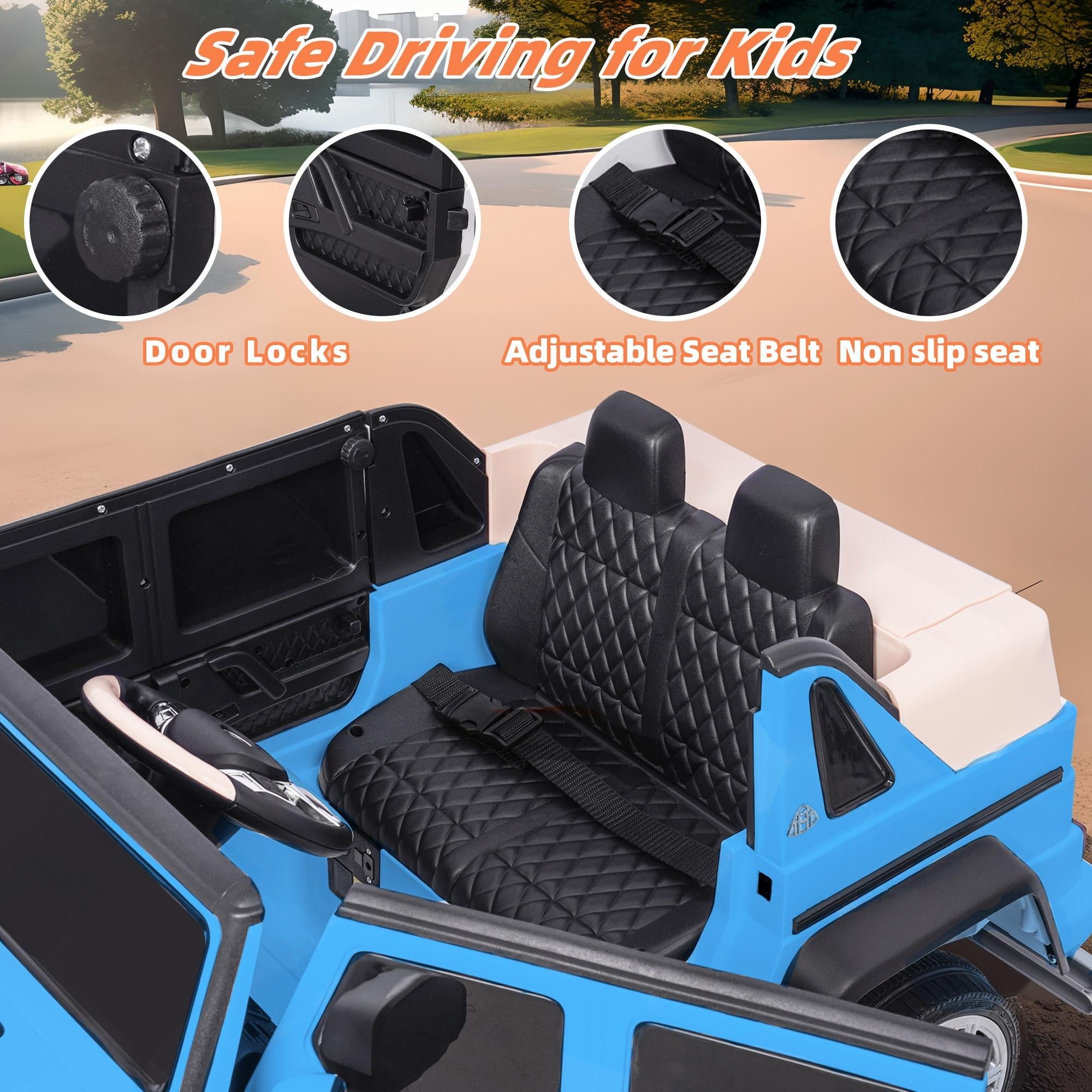 24V Ride on Car with Remote Control for Kids Mercedes Benz Ride on Car Toy for Boys and Girls 3-6 Years Old, Electric Vehicle, Bluetooth, LED Light, White