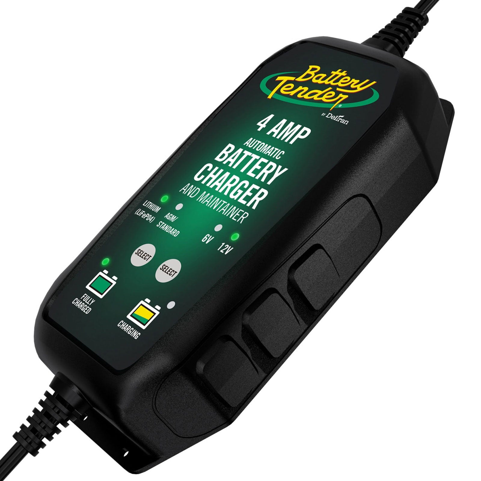 Battery Tender 4 Amp, 6V or 12V Selectable Battery Charger