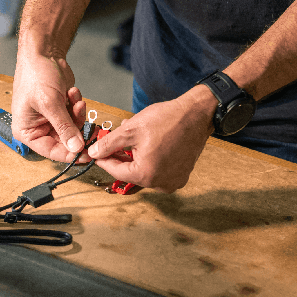 Battery Tender Plus 1.25 Amp Charger.
