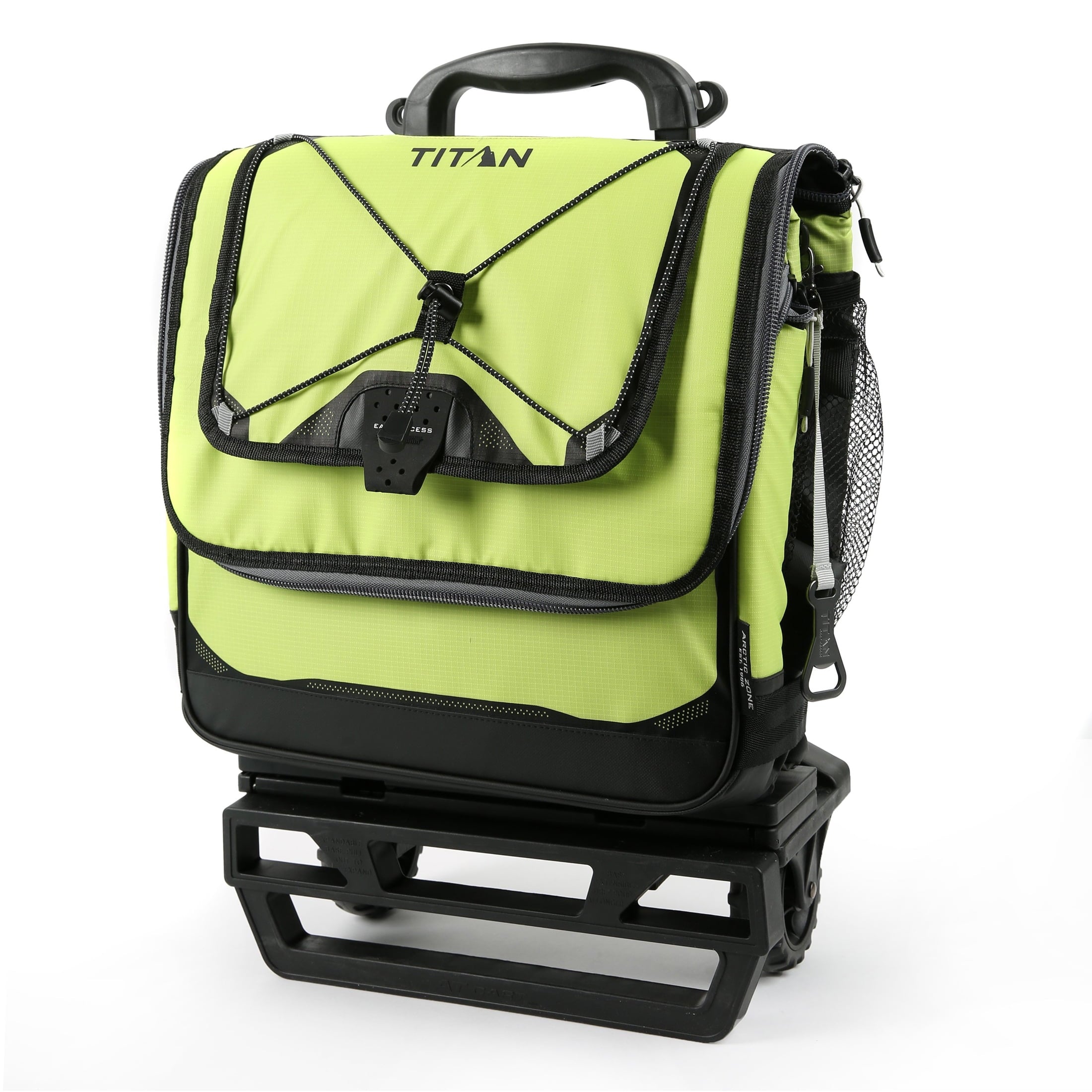 Arctic Zone® Titan Deep Freeze® 60(50+10) Can/40 Quart Wheeled Cooler - Process Blue