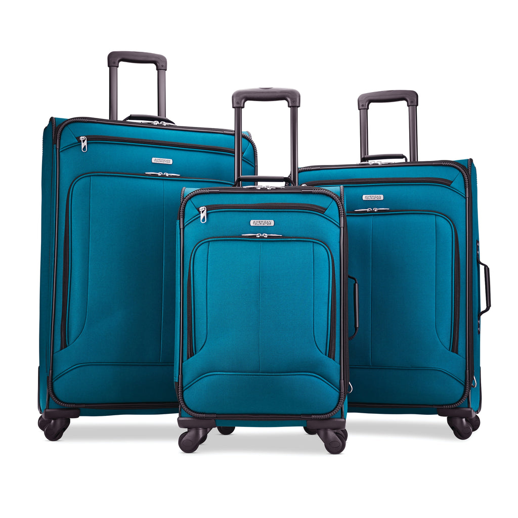 American Tourister Pop Max 3-Piece Softside Spinner Travel Set, 21-inch Spinner, 25-inch Spinner, 29-inch Spinner, Luggage Sets, Three Pieces