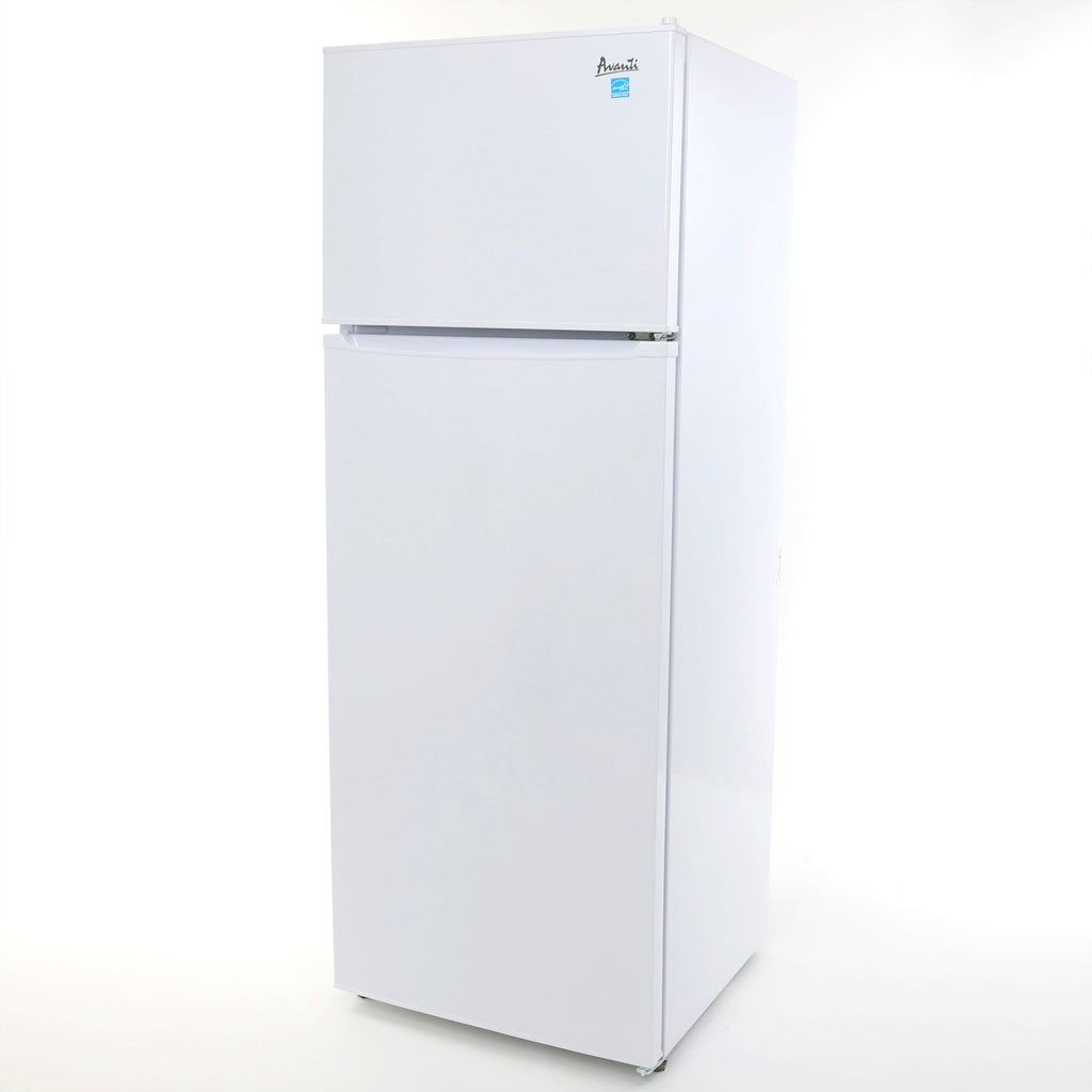 Avanti RA75V0W 7.4 Cu Ft Apartment Size Compact Refrigerator/Freezer, White