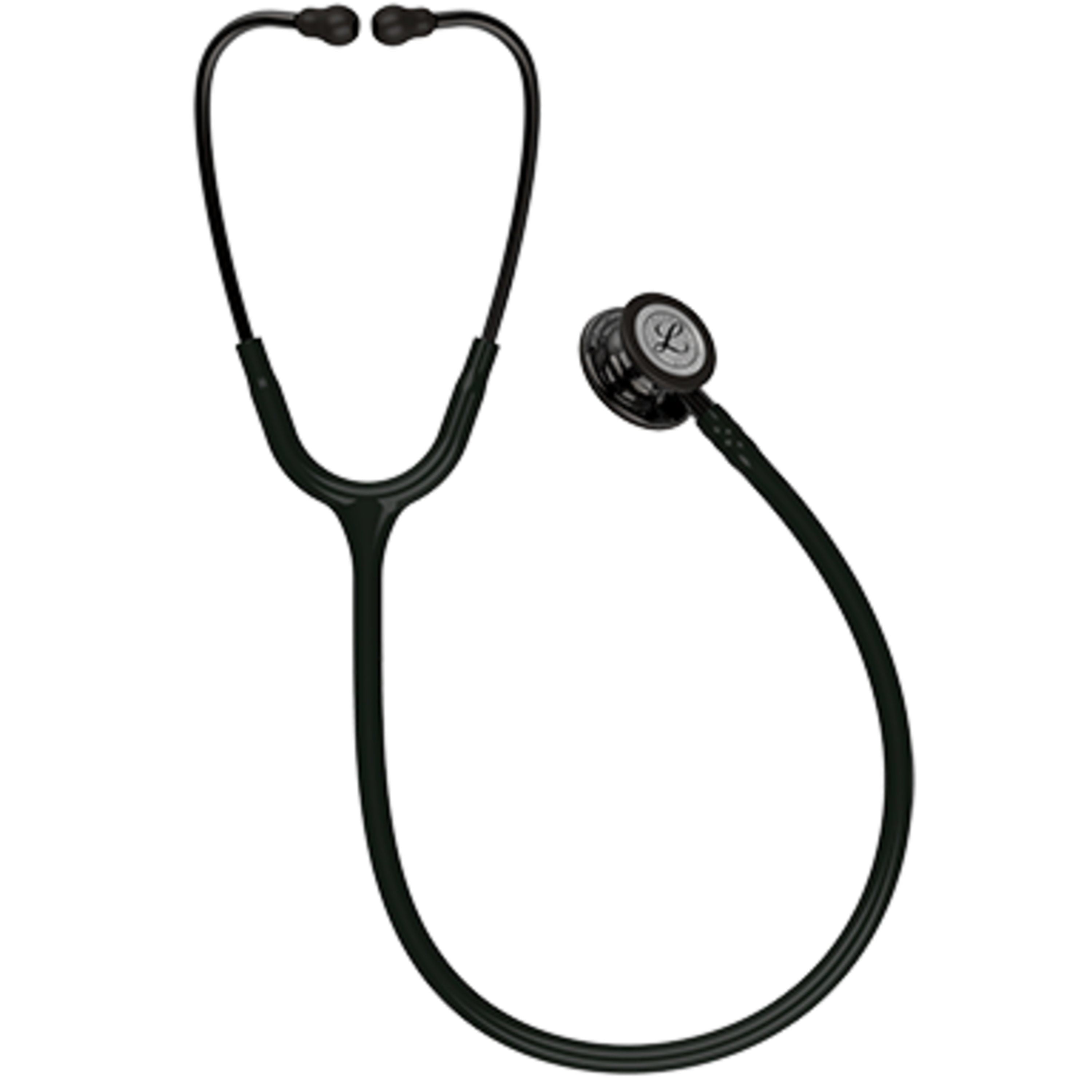 3M Littmann Classic III Stethoscope, Smoke-Finish, Black Tube, 27 inch, 5811