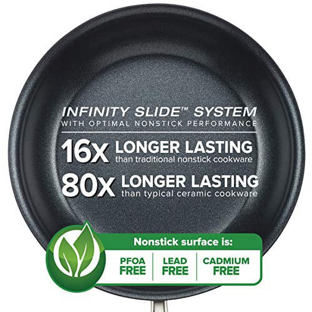 Anolon Advanced Home 11 Piece Hard-Anodized Nonstick Cookware Set, Moonstone