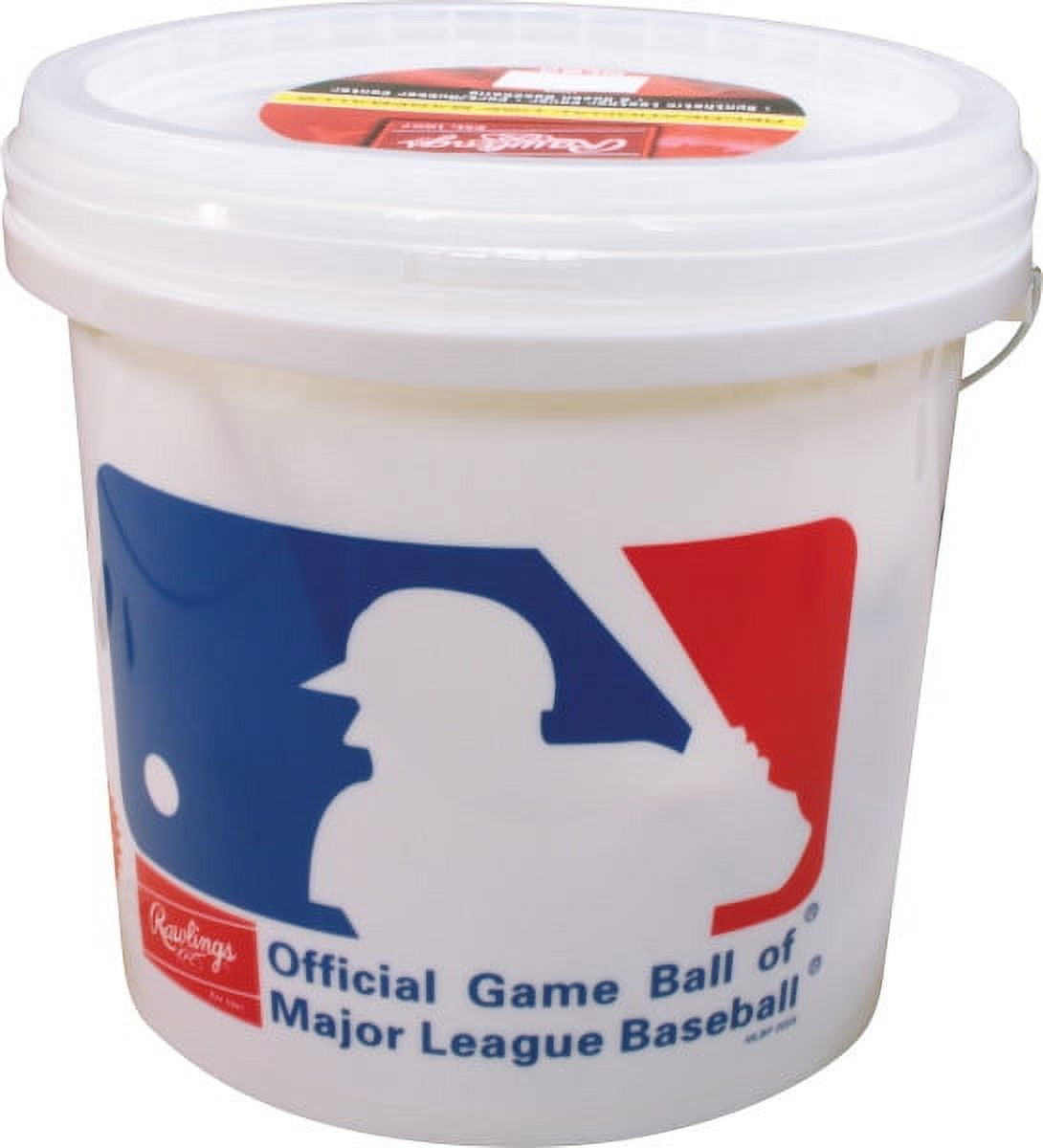 (24 Pack) Rawlings Bucket of Official League Recreational Grade OLB3 Baseballs
