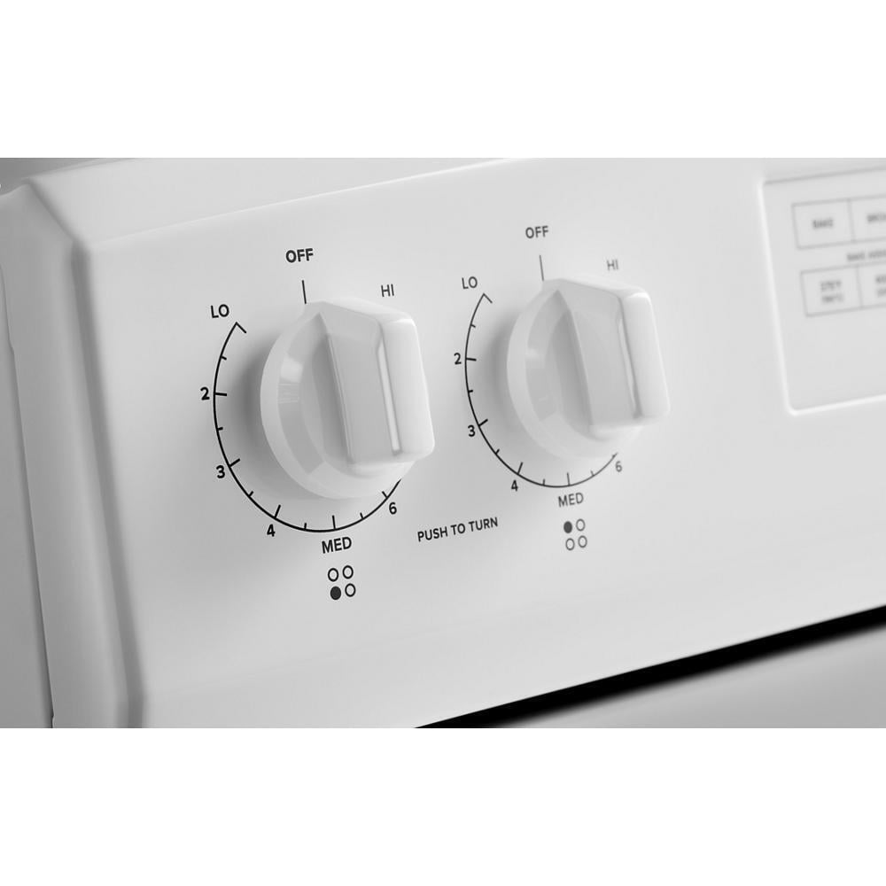 AMANA ACR4303MFW 30" freestanding coil electric range