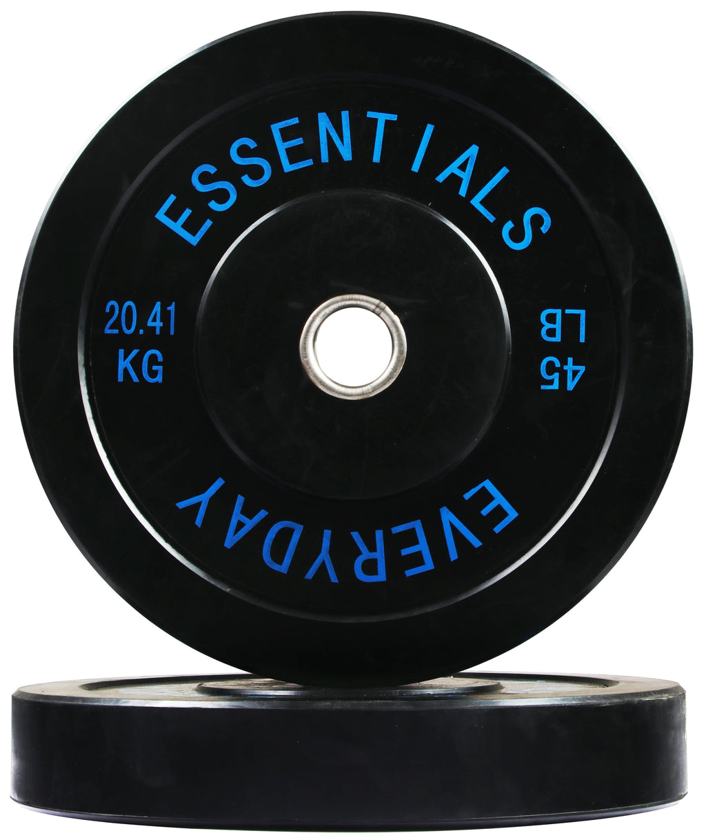 BalanceFrom Olympic Bumper Plate Weight Plate with Steel Hub, Color Coded, 260 lbs Set, Multiple Packages