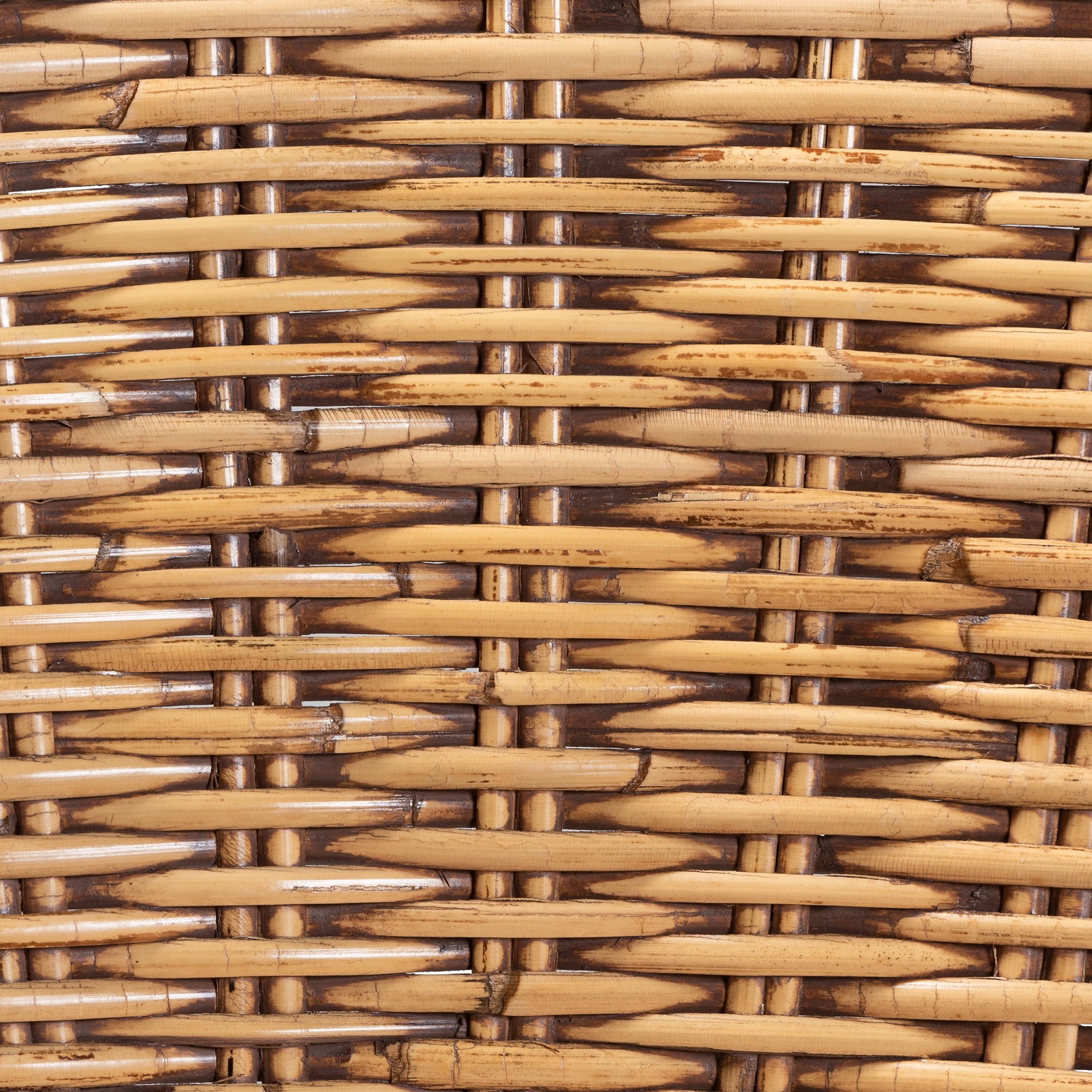 bali & pari Neola Rattan BOHO Bar Stool, Natural Brown