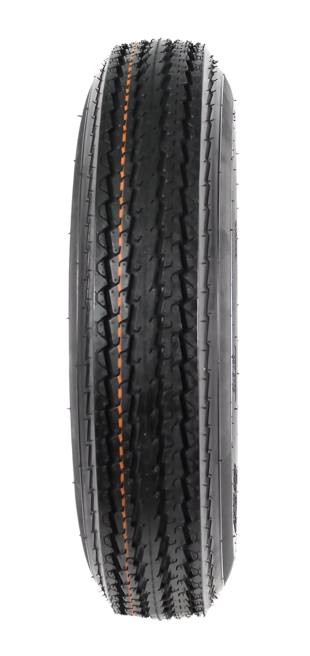 2-Pack Trailer Tire On Rim 530-12 5.30-12 12 in. White Spoke Wheel 5 Bolt C