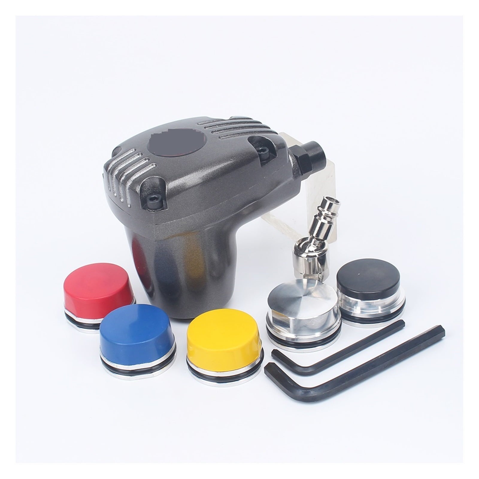 Air Palm Hammer Automatic Hammers Pneumatic Hammer Hand-held Air Palm Hammer 6 Different Hardness Tips For Body Repair Plastic Inlay Assembly