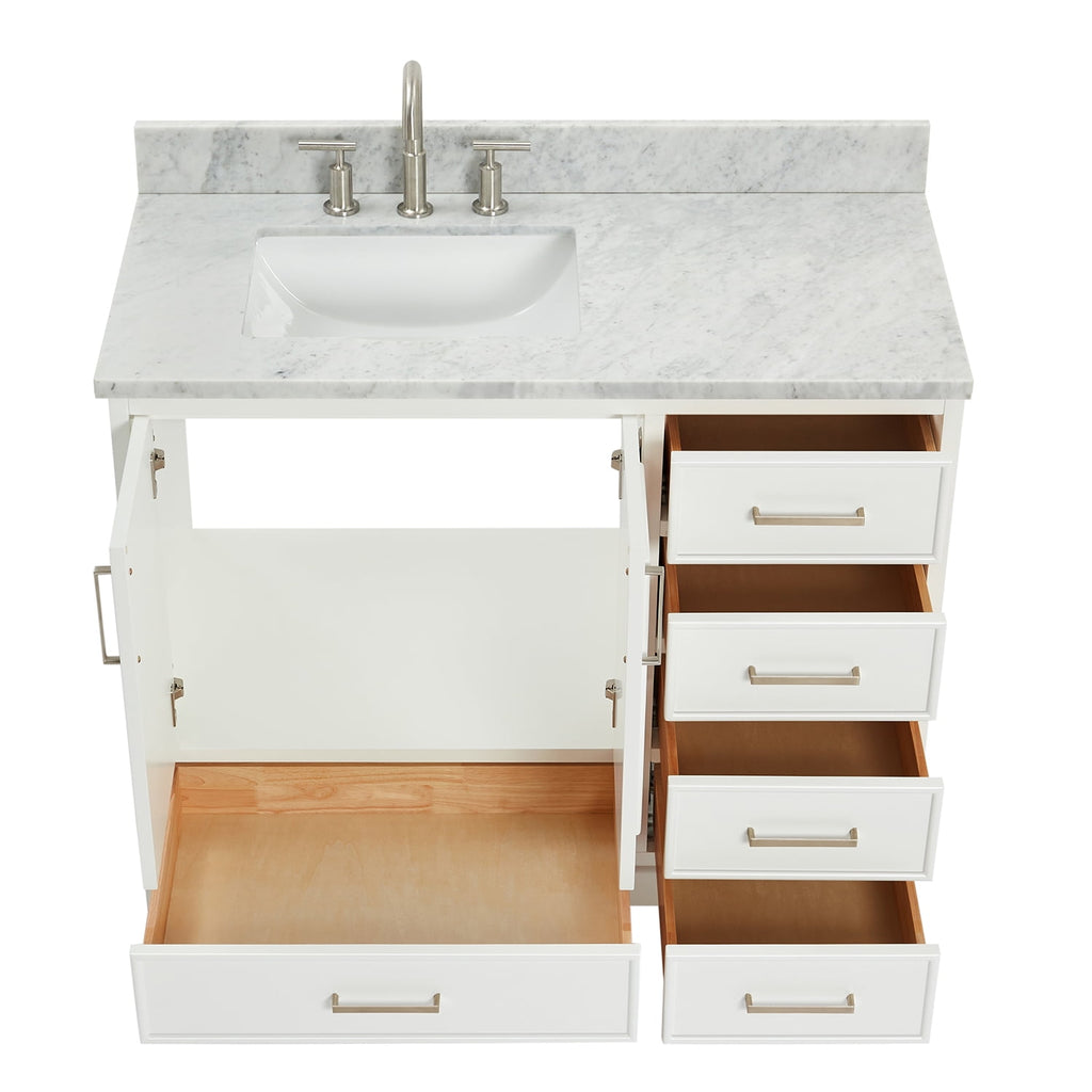 Ariel M043slcw2rvo Stafford 43" Free Standing Single Basin Vanity Set - Grey