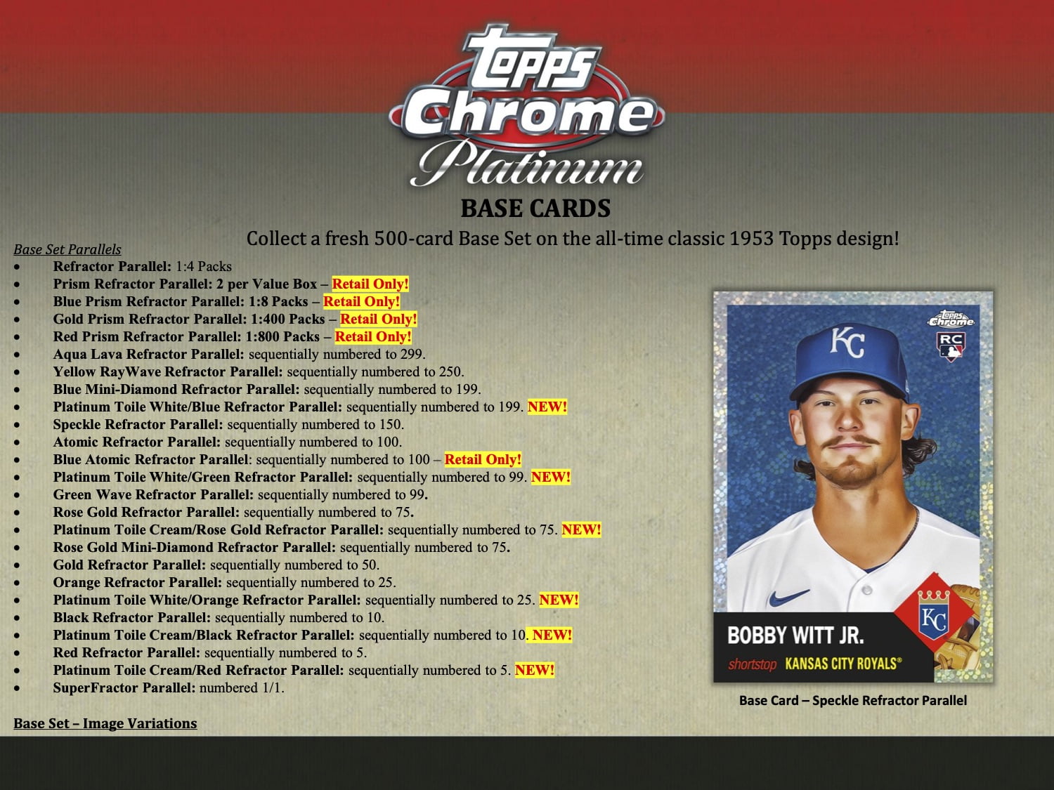 2022 Topps Chrome Platinum Anniversary Baseball Trading Cards Blaster Box