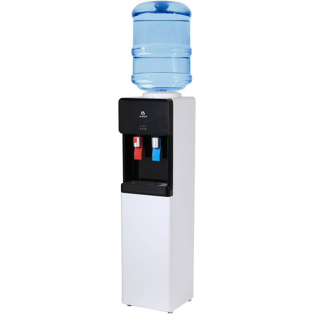 Avalon Top Loading Water Dispenser - Hot & Cold Water Temperature, Child Safety Lock, Black